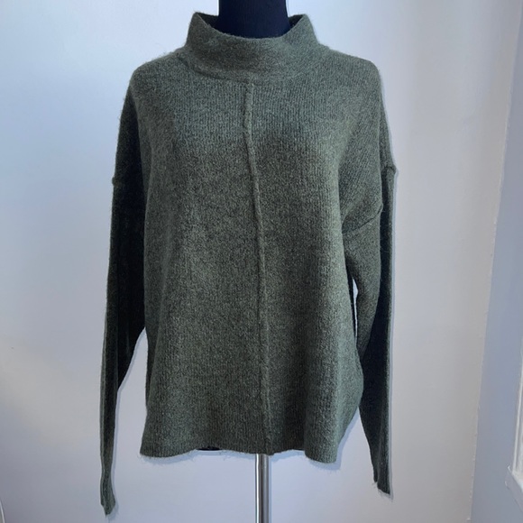 Universal Thread Sweaters - Universal thread wool blend cowl neck olive green sweater.